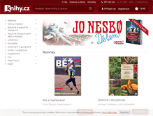 Tablet Screenshot of knihy.cz